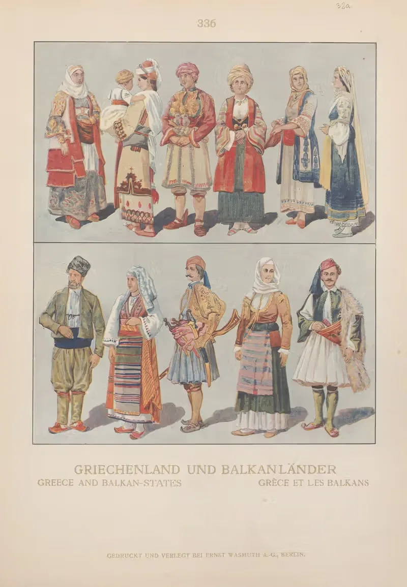 Греция и Балканские государства by Адольф Розенберг, 1905 — digital art print download