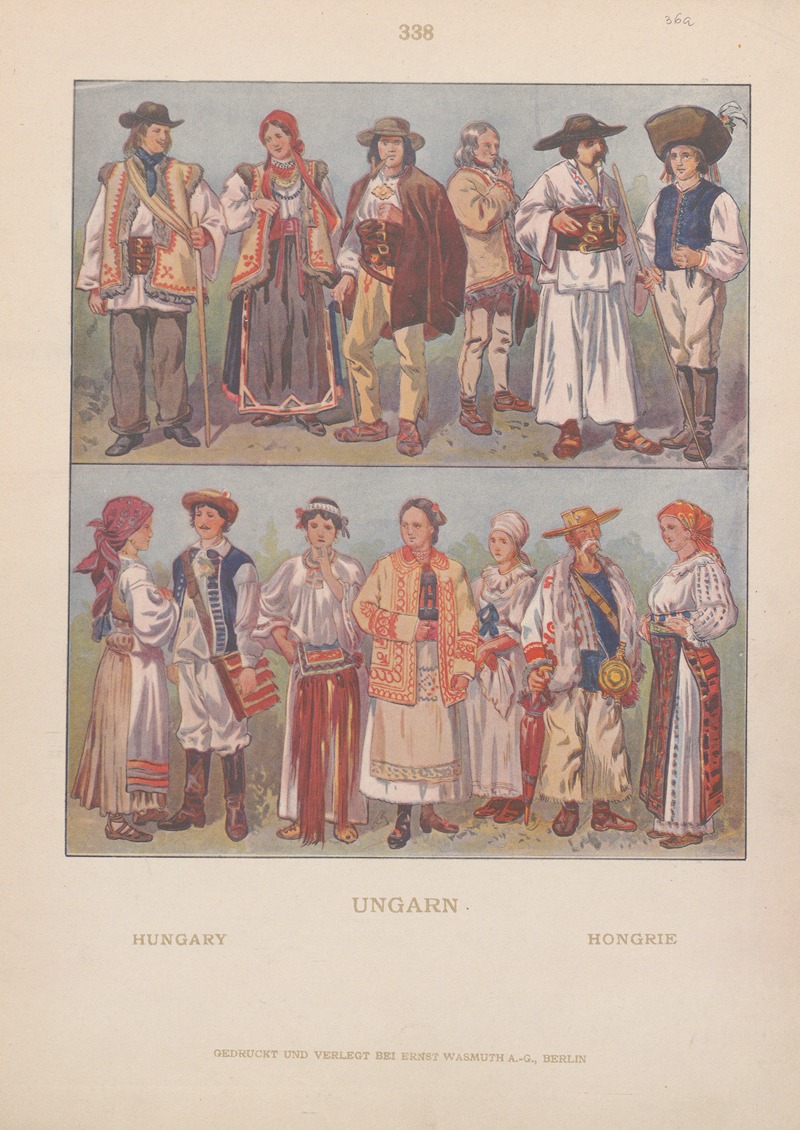 Венгрия by Адольф Розенберг, 1905 — digital art print download