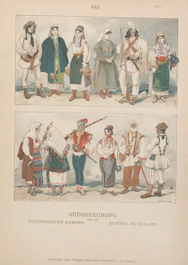 Юго-восточная Европа by Адольф Розенберг, 1905 — digital art print download