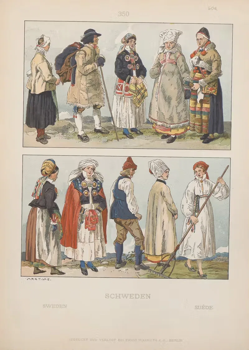 Швеция by Адольф Розенберг, 1905 — digital art print download