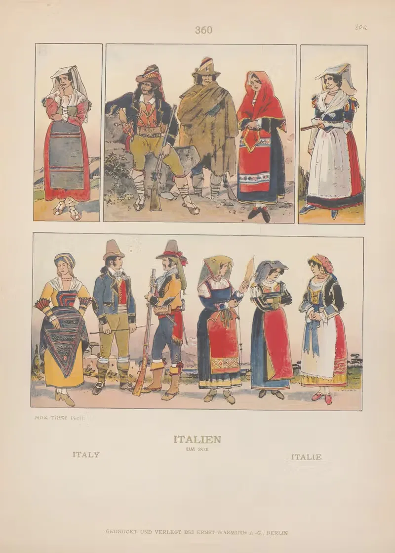 Italy by Adolf Rosenberg, 1905 — digital art print download
