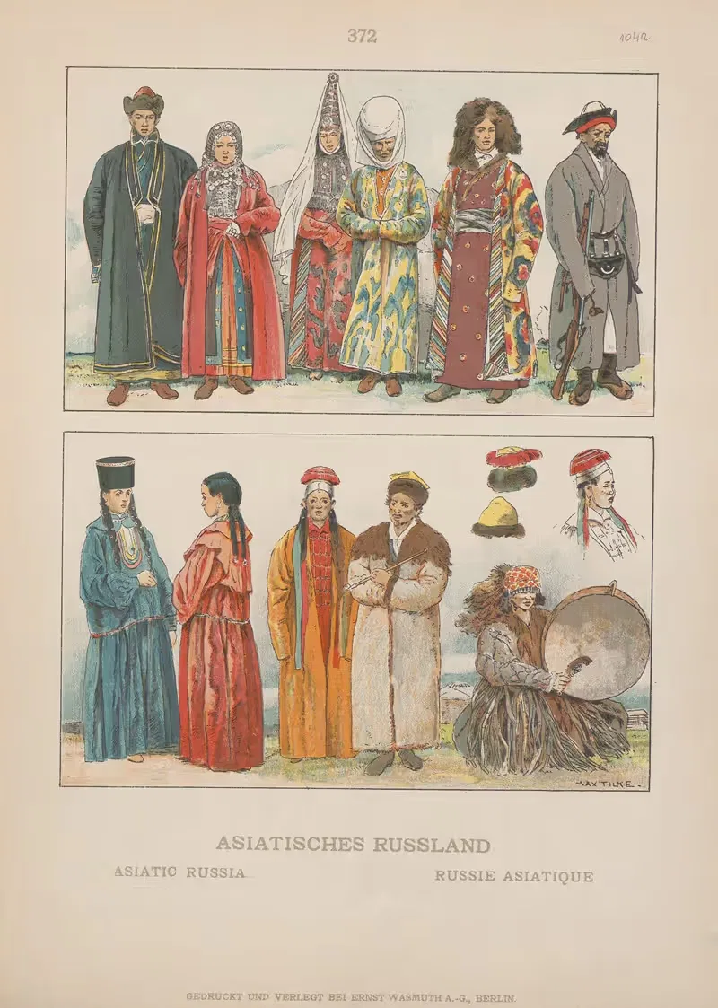 Азиатская Россия by Адольф Розенберг, 1905 — digital art print download