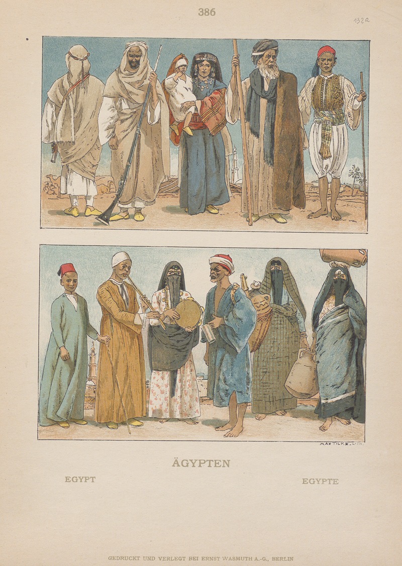 Egypt by Adolf Rosenberg, 1905 — digital art print download