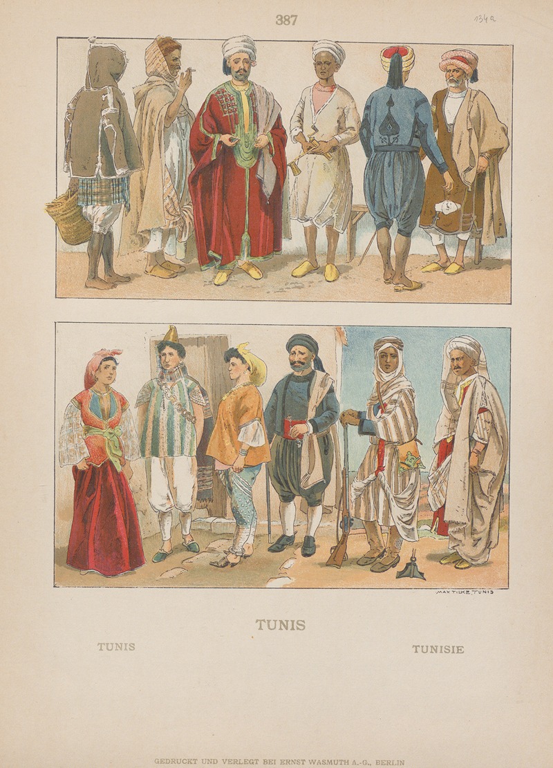 Тунис by Адольф Розенберг, 1905 — digital art print download