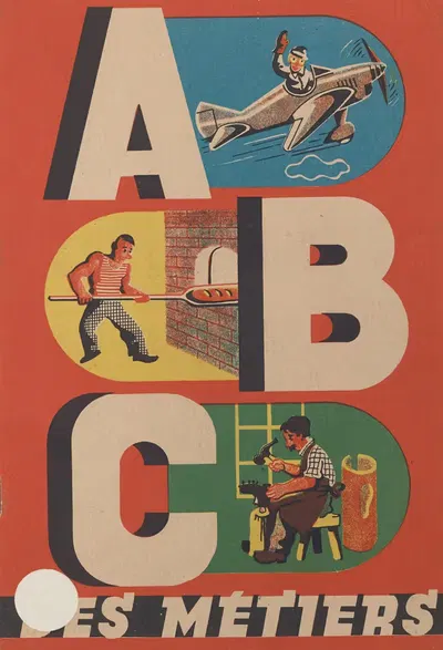 А. Б. С. профессий Pl.01 by Агентство Гутенберг, 1945 — digital art print download