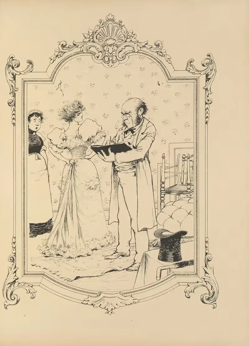 Мемуары одного зеркала, пл. 07 by Альбер Гийом, 1894 — digital art print download