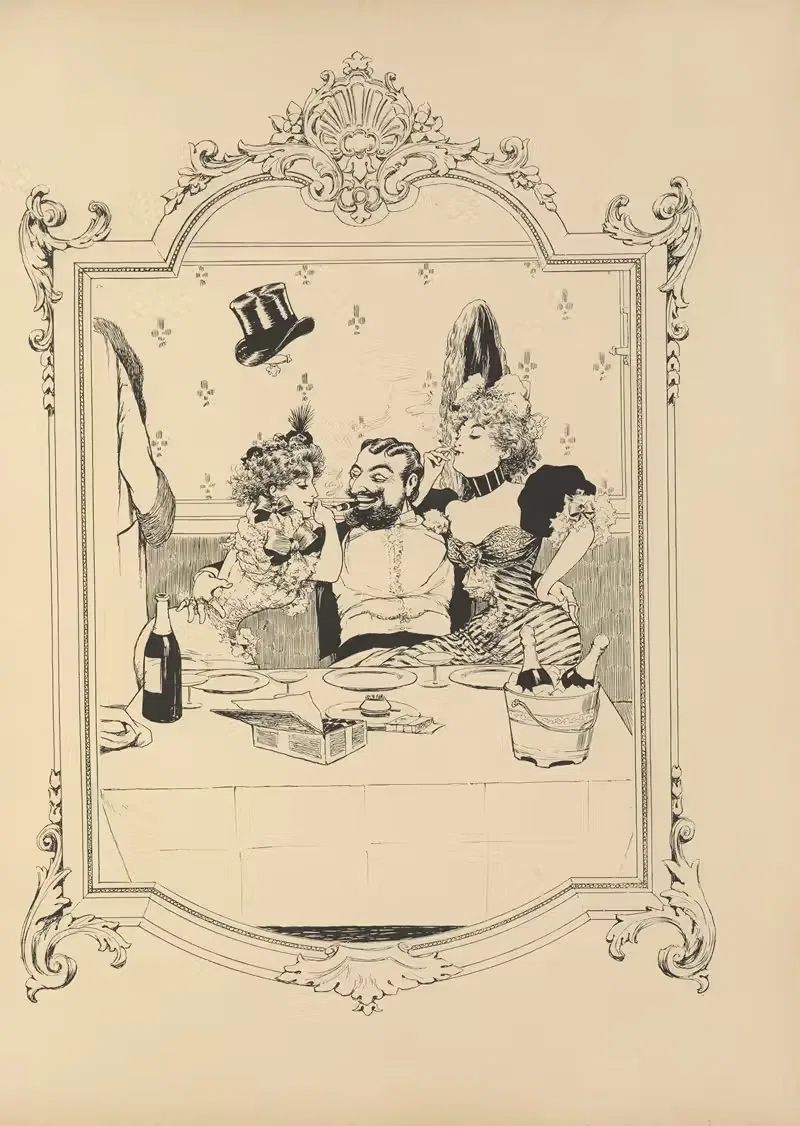 Мемуары одного льда Pl.14 by Альбер Гийом, 1894 — digital art print download