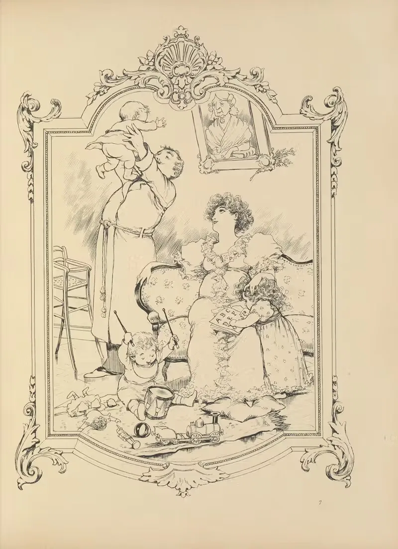 Мемуары одного зеркала, пл. 21 by Альбер Гийом, 1894 — digital art print download