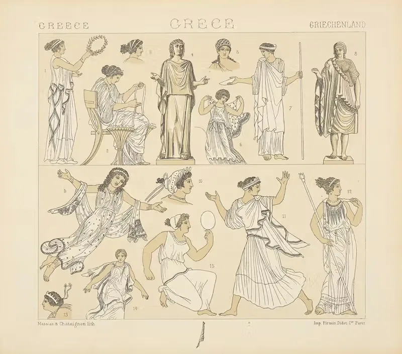 Costumes des femmes. — Auguste Racinet