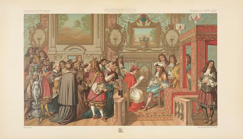 Интерьер, парадные костюмы by Огюст Расине, 1876-1888 — digital art print download