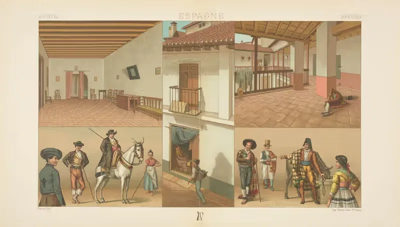 L'habitation andalouse, type de la maison bourgeoise — Auguste Racinet