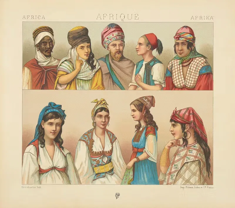 Partie septentrionale – L'Algéri — Auguste Racinet