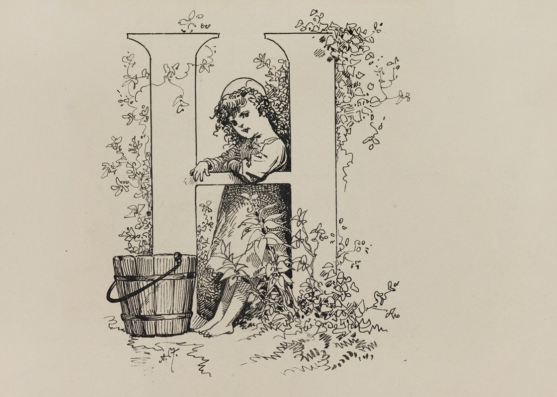 H by Александр Фердинандус, 1882-1883 — digital art print download