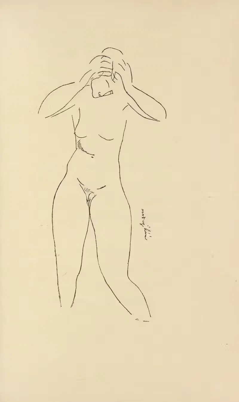Les nymphes Pl.2 by Amedeo Modigliani, 1921 — digital art print download