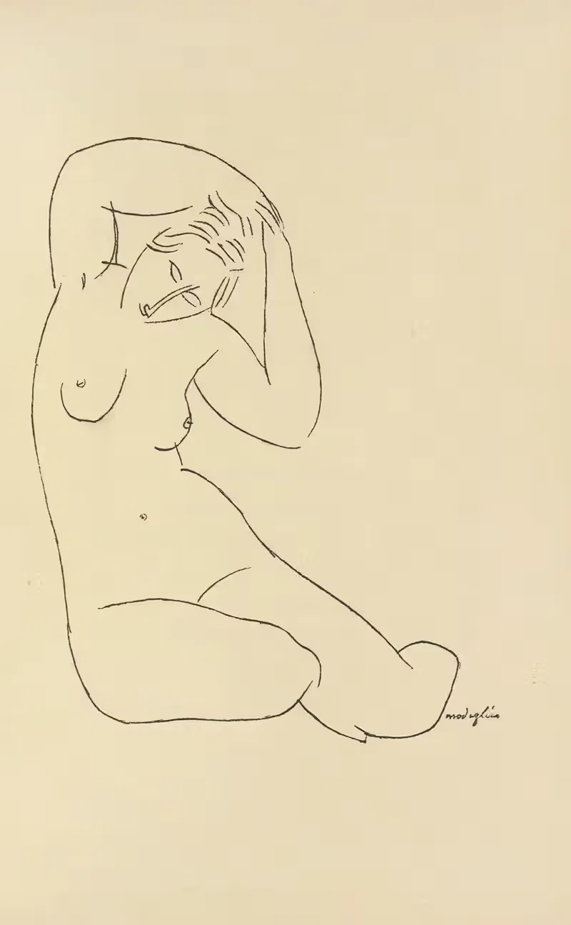 Нимфы, пл. 4 by Амедео Модильяни, 1921 — digital art print download