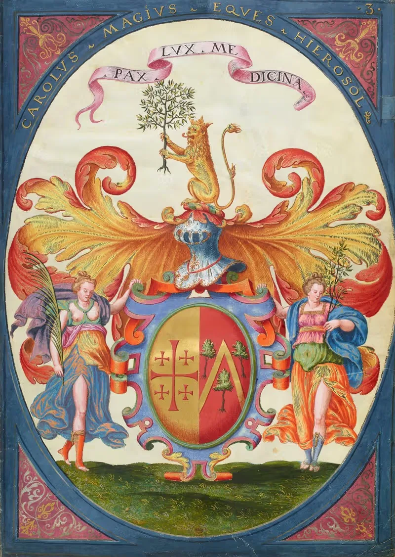 Девиз и гербы Шарля Маджуса by Аноним, 1578 — digital art print download