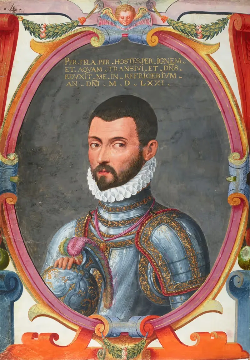 Портрет Шарля Мажюса by Аноним, 1578 — digital art print download