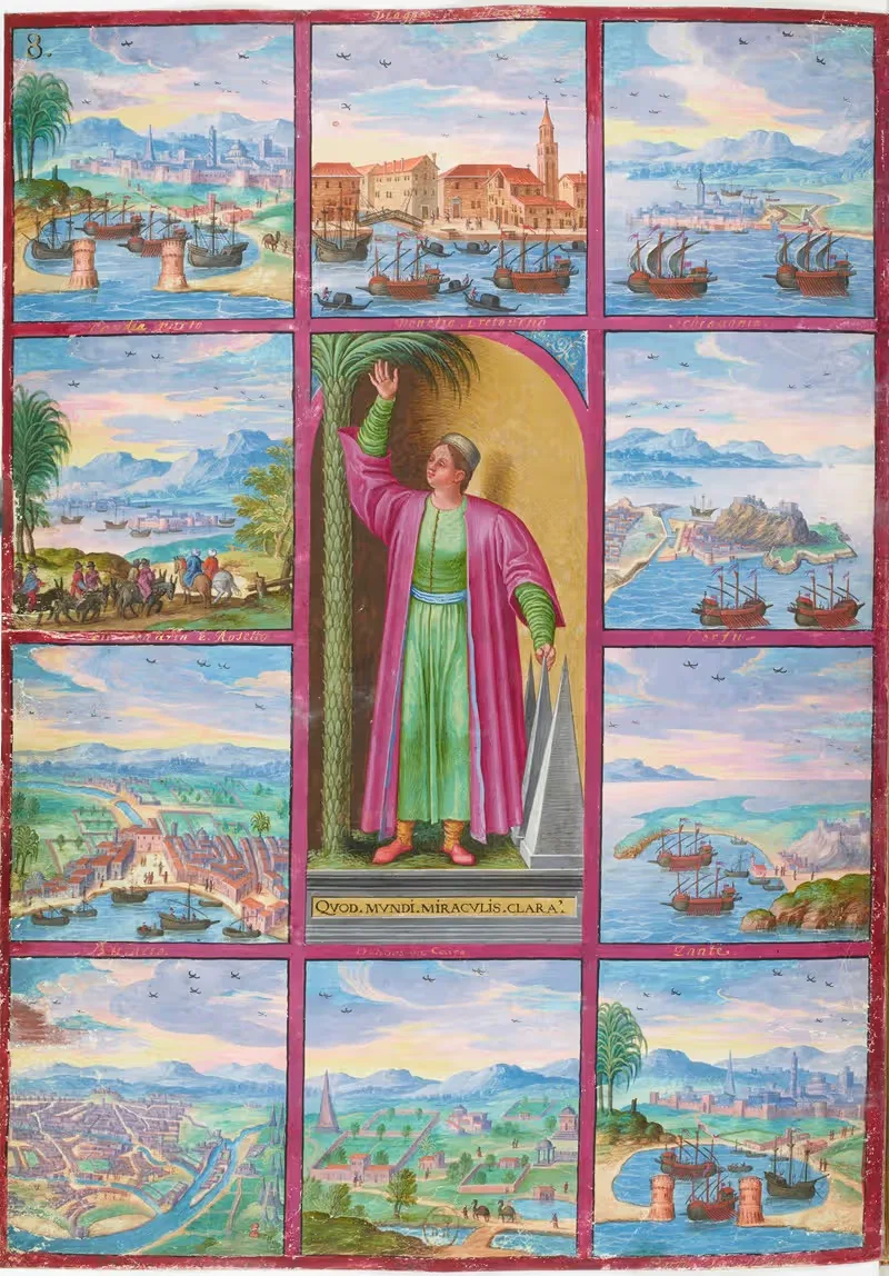 Personnification de l'Égypte, entourée de dix tableaux — Anonymous