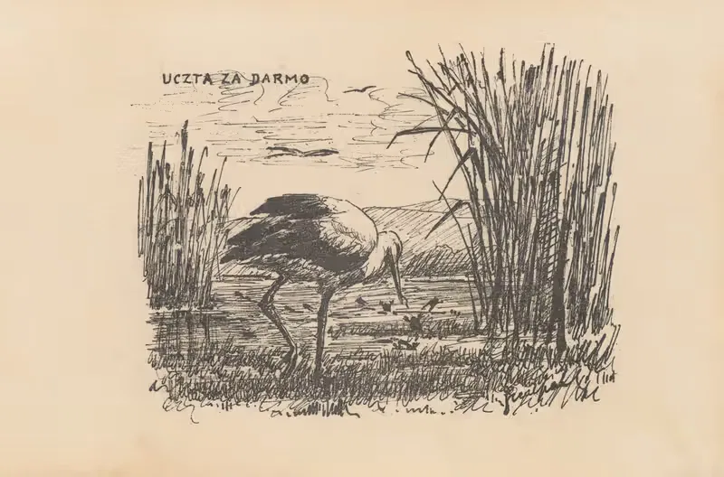 Uczta za darmo by Anonymous, 1896 — digital art print download