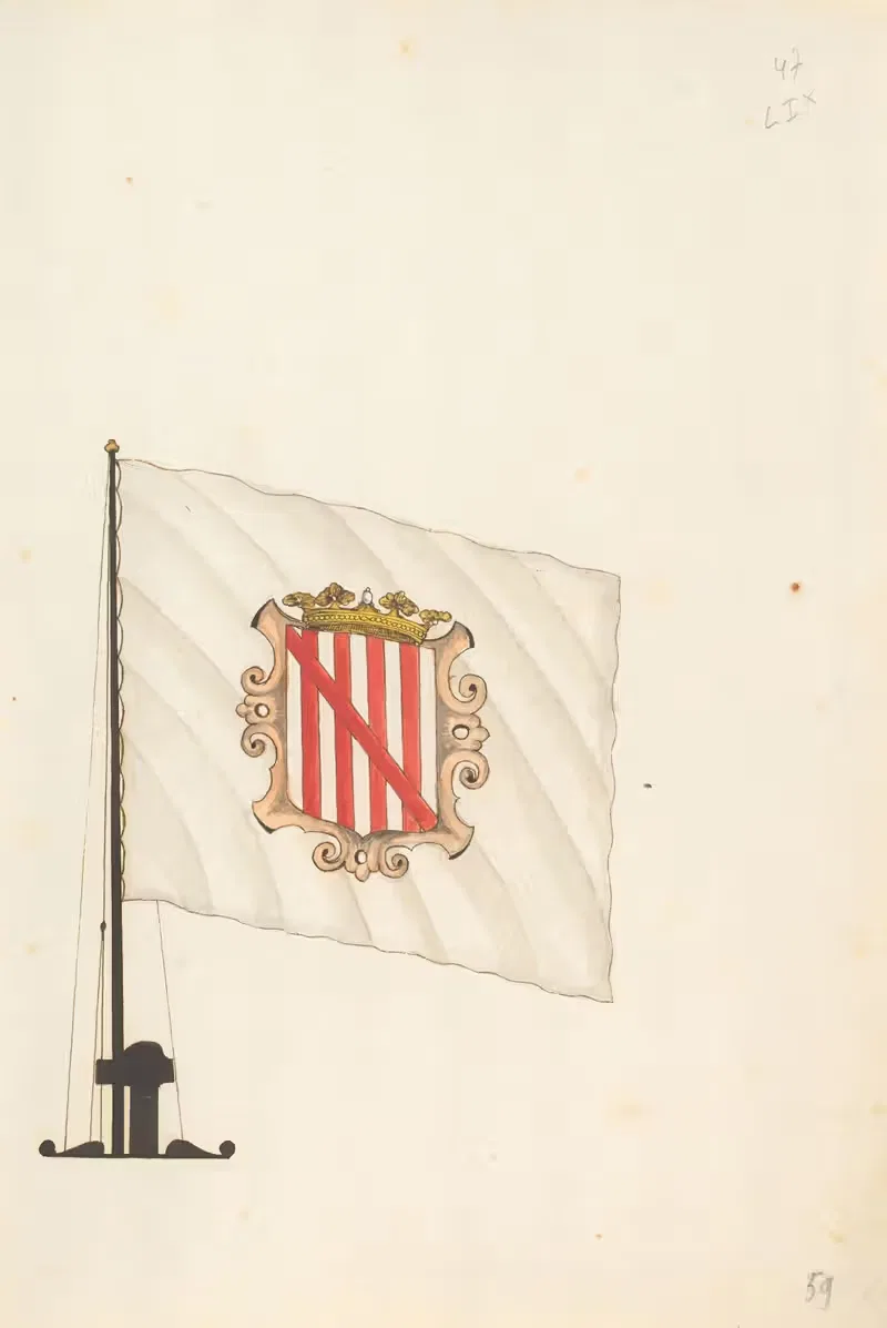 Flag of Majorca and Minorca — Anonymous