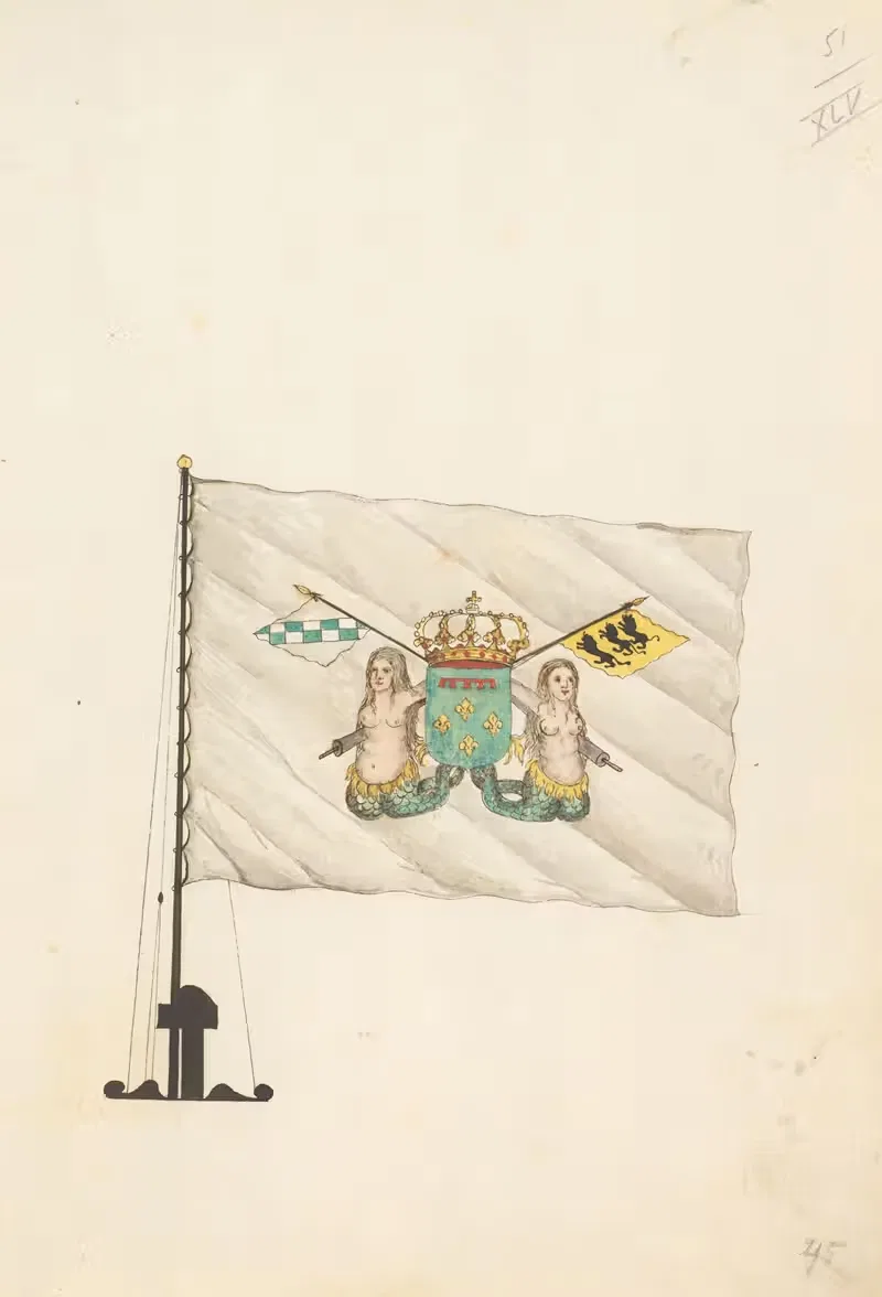 Флаг Неаполя by Аноним, 1667-1670 — digital art print download