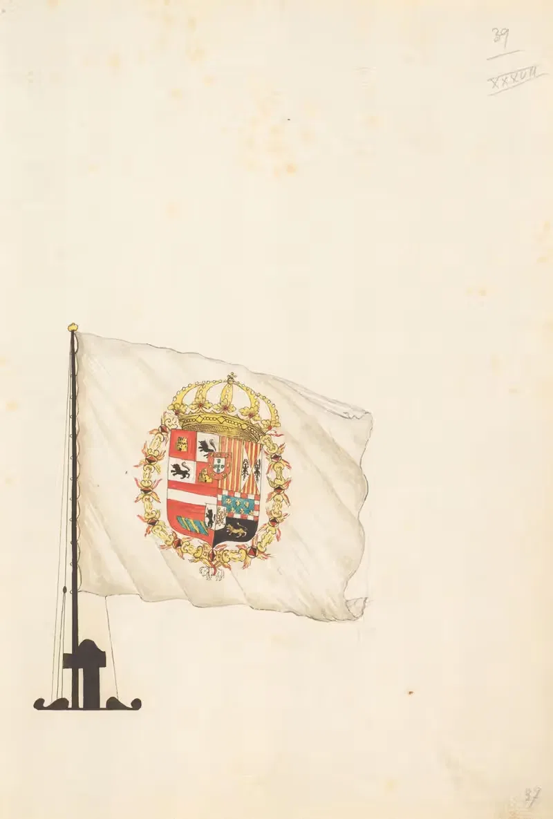 Флаг Испании by Аноним, 1667-1670 — digital art print download