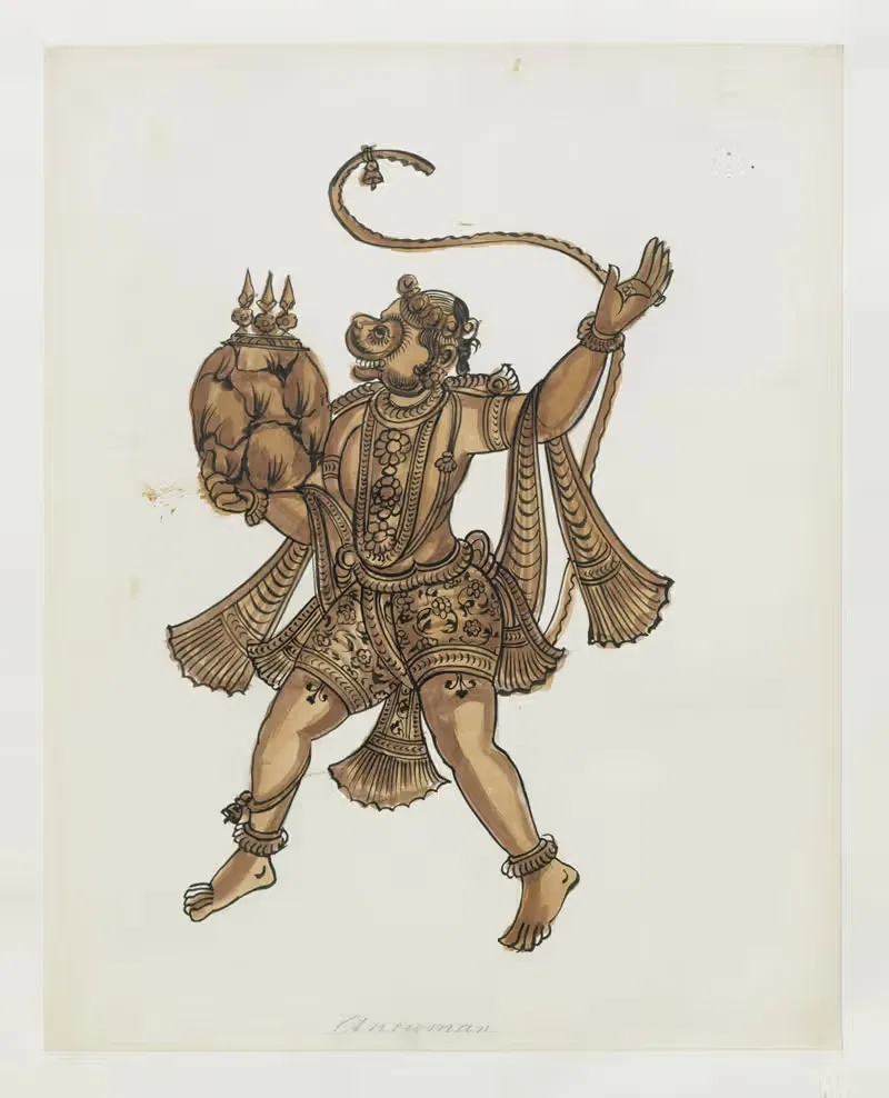 Paintings from the Chidambaram Shrine Pl.059 by Anonymous, 1820-1830 — digital art print download