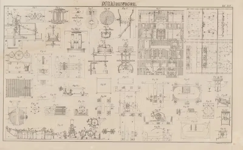 Atlas der Abbildungen Pierer's Universal Lexikon Pl.35 — Heinrich August Pierer