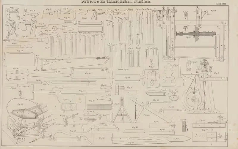 Atlas der Abbildungen Pierer's Universal Lexikon Pl.42 — Heinrich August Pierer