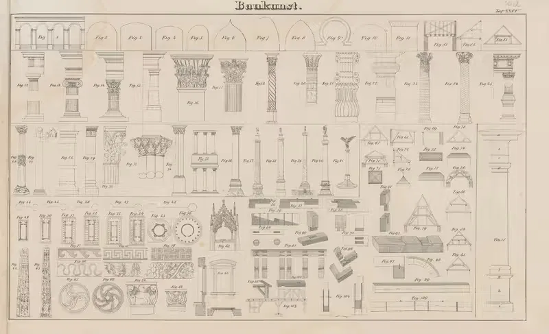 Atlas der Abbildungen Pierer's Universal Lexikon Pl.50 — Heinrich August Pierer