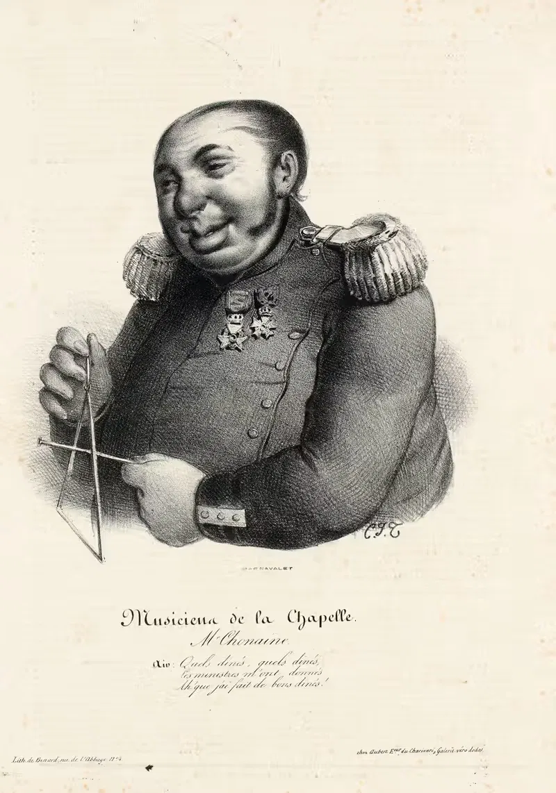 Мистер Шонайн by Шарль-Жозеф Травьес де Вильер, 1832 — digital art print download