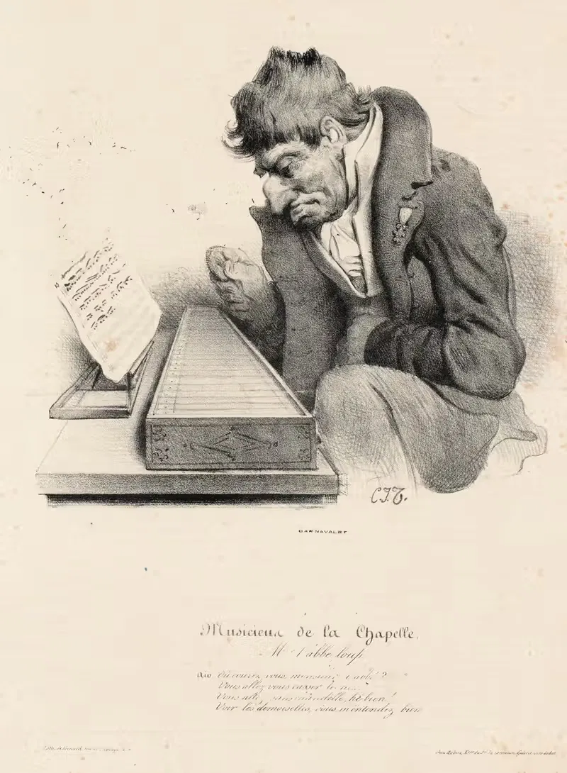 Мистер аббат волк by Шарль-Жозеф Травьес де Вильер, 1832 — digital art print download