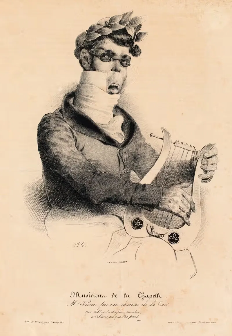 Mr. Vienn, premier chantre de la Cour — Charles-Joseph Traviès de Villers