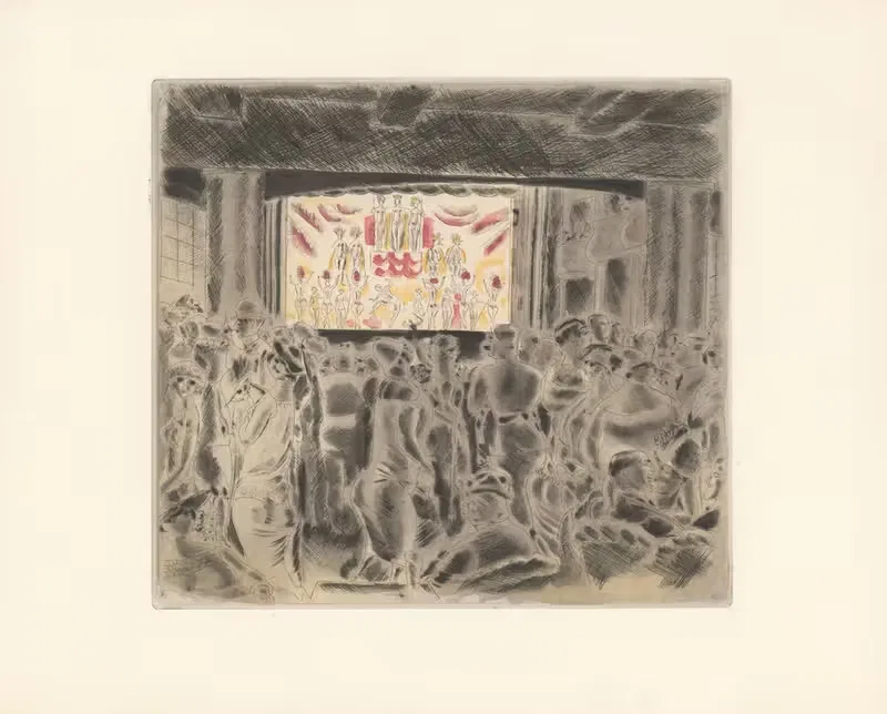 Музыкальный зал by Шаз Лаборд, 1926 — digital art print download