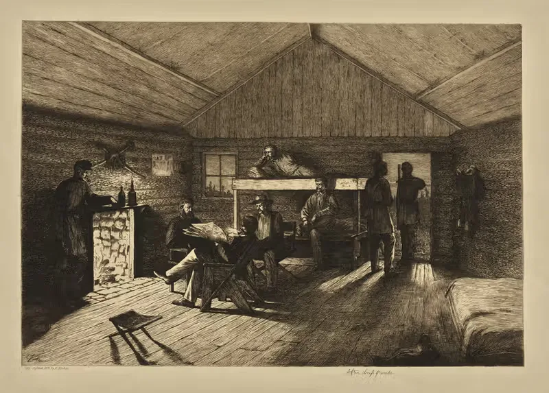 После парада в форме by Эдвин Форбс, 1876 — digital art print download