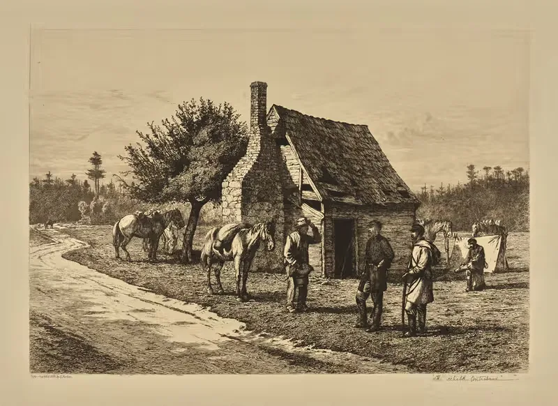 The 'reliable contraband' by Edwin Forbes, 1876 — digital art print download