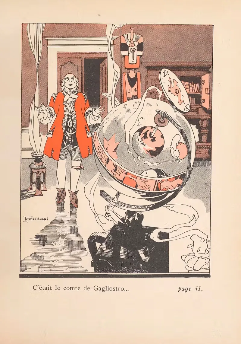 Каглиостро, волшебник Pl.04 by Феликс Жоббе-Дюваль, 1946 — digital art print download