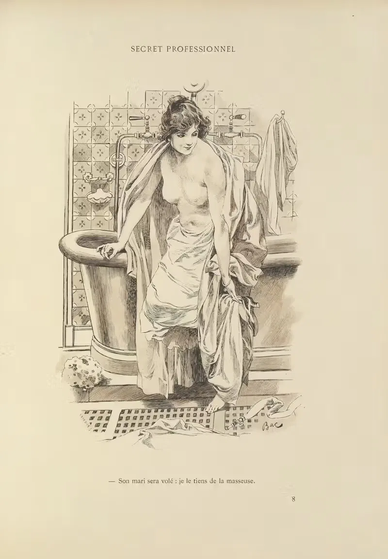 Профессиональная тайна by Фердинанд Бак, 1894 — digital art print download