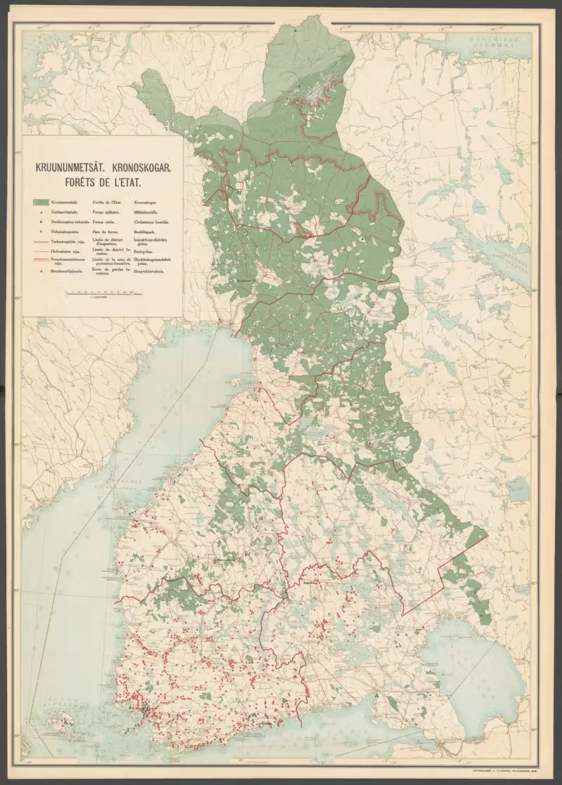 Atlas ofver Finland Pl.26 — Ferdinand Tilgmann