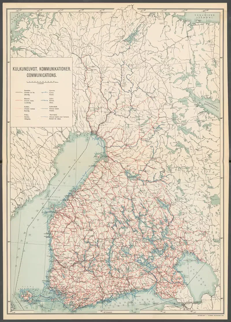 Atlas ofver Finland Pl.48 — Ferdinand Tilgmann