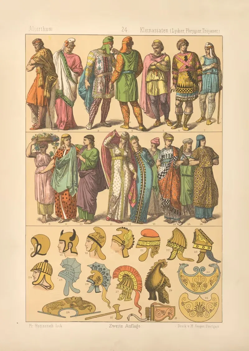 Kleinasiaten (Lydier, Phrygier, Trojaner) — Friedrich Hottenroth