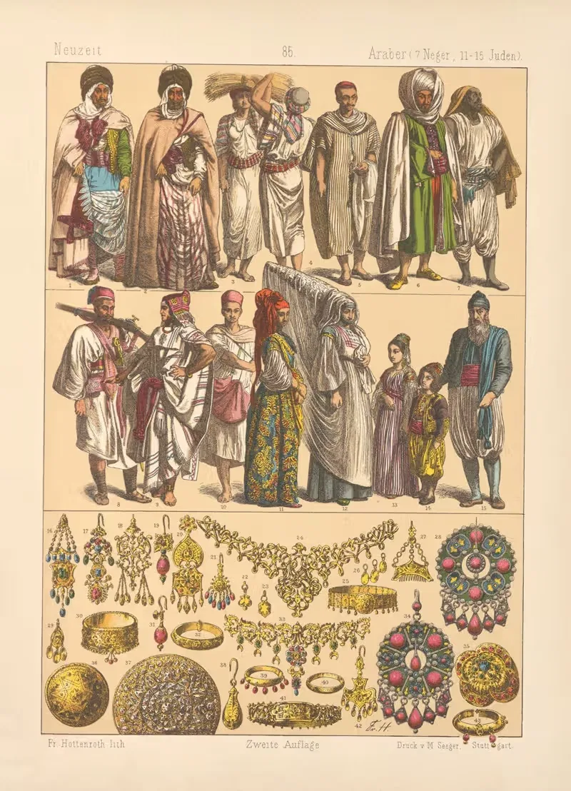 Araber (7 Neger, 11-15 Juden) — Friedrich Hottenroth