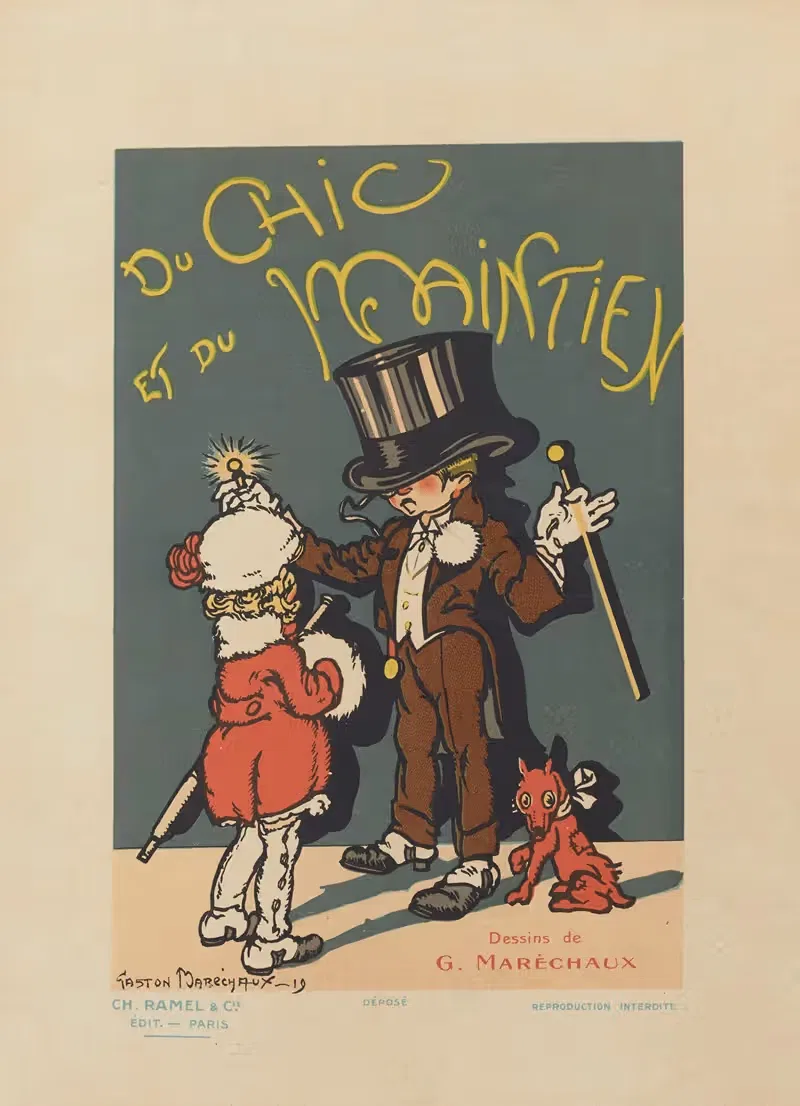 Шик и манера – обложка by Гастон Марошо, 1920 — digital art print download