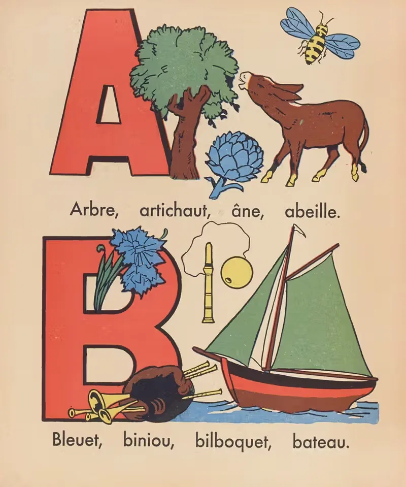 A. B. C. для раскрашивания Pl.02 by Гастон Марошо, 1938 — digital art print download