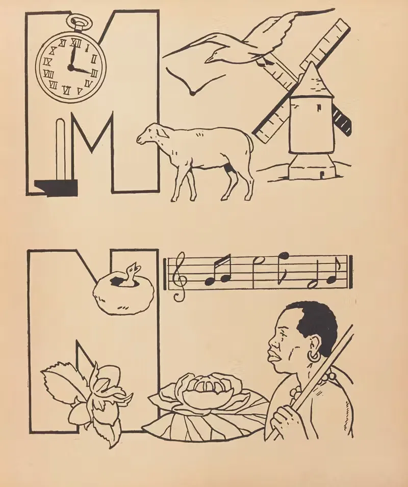 А. Б. С. для раскрашивания стр. 15 by Гастон Марошо, 1938 — digital art print download