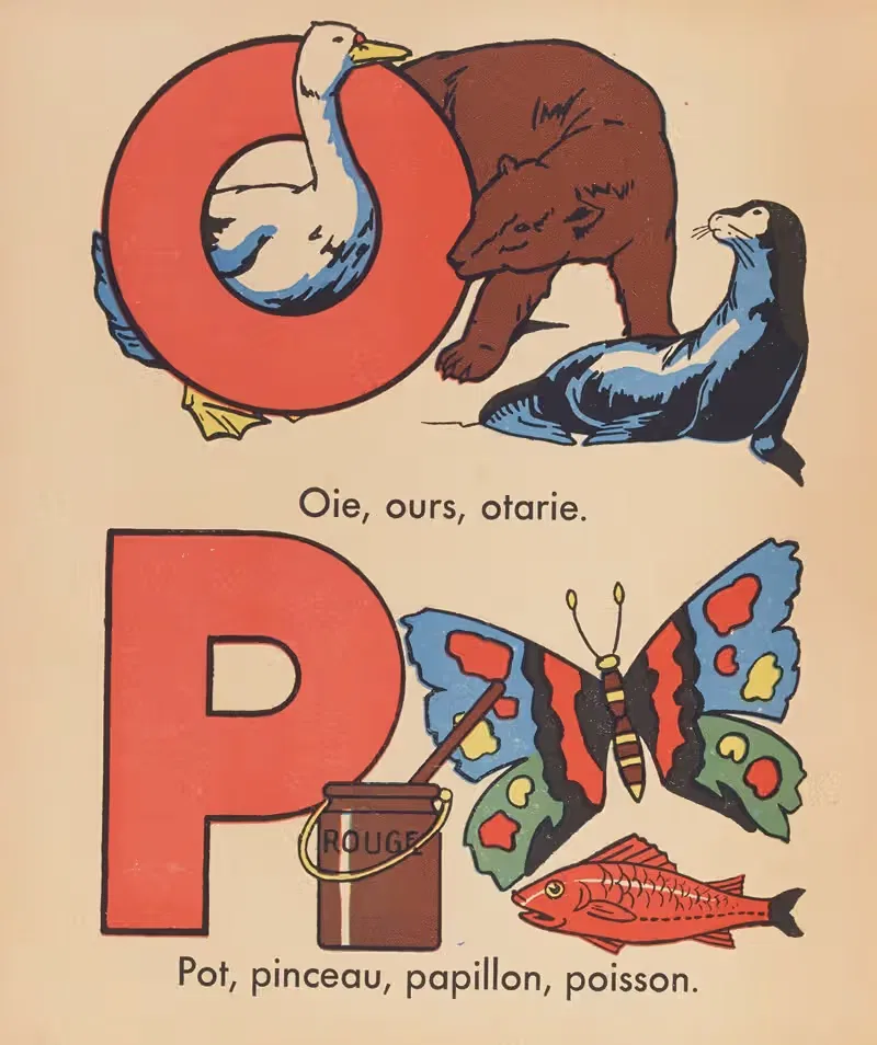 А. Б. В. для раскрашивания Пл.16 by Гастон Марошо, 1938 — digital art print download