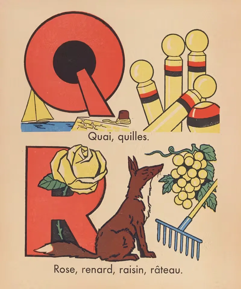 А. Б. С. для раскрашивания Пл.18. by Гастон Марошо, 1938 — digital art print download