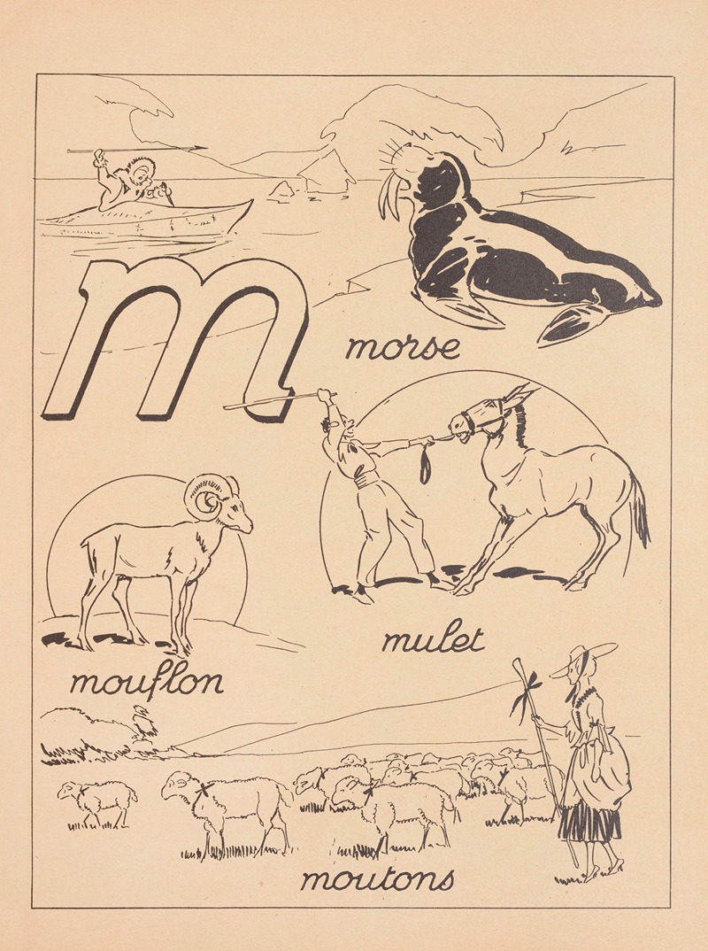 ABC Пл.14 by Гастон Марошо, 1935-1936 — digital art print download