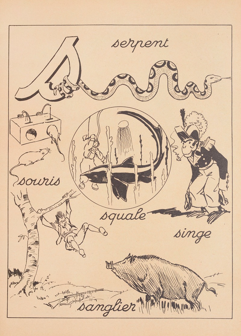 ABC Пл.20 by Гастон Марошо, 1935-1936 — digital art print download