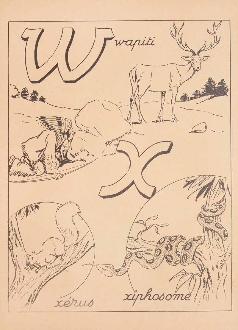 ABC Пл.24 by Гастон Марошо, 1935-1936 — digital art print download